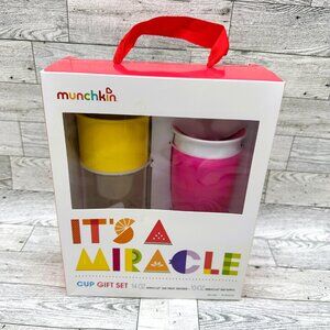 Brand New Munchkin IT'S A MIRACLE Cup Gift Set 14 Oz Fruit Infuser & 10 Oz Sippy